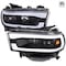 Spec-D Tuning 2500 PROJECTOR HEADLIGHTS MATTE BLACK HOUSING WITH CLEAR LENS, 2PK 2LHP-RAM1925JM-TM - alternate 1
